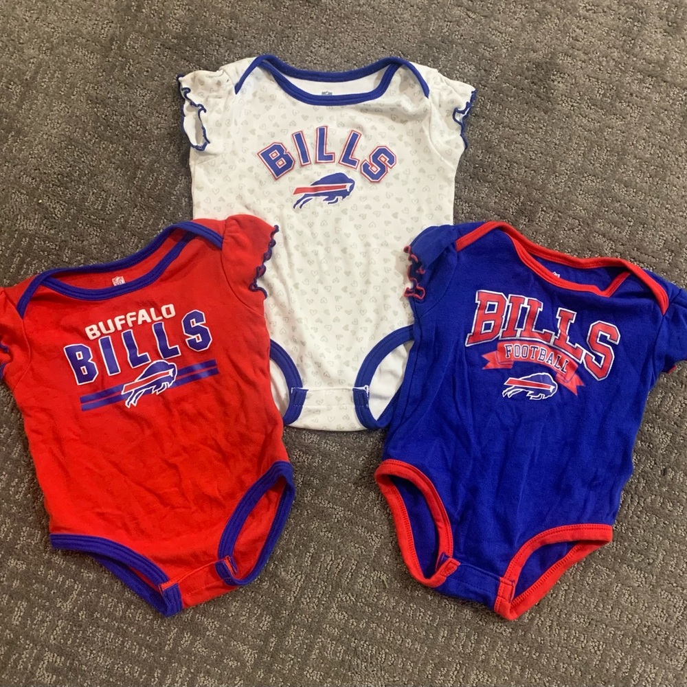 18 month Buffalo bills onesies